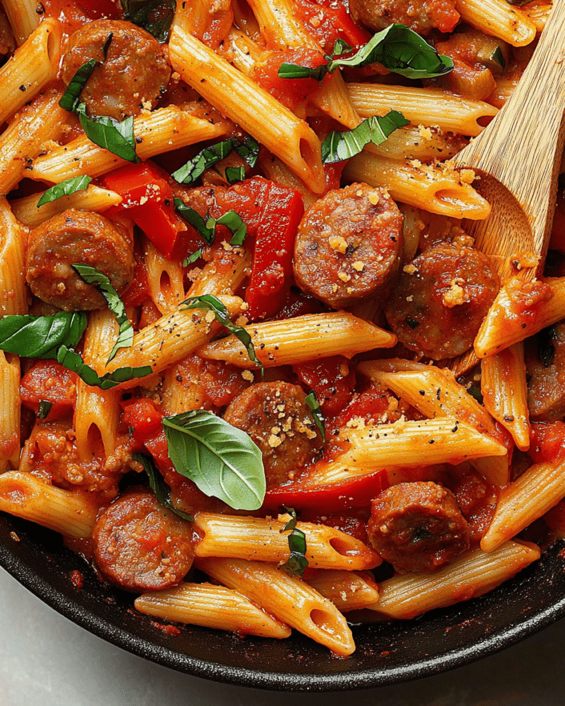 20-Minute Sausage Pasta Skillet (One-Pan Wonder!)