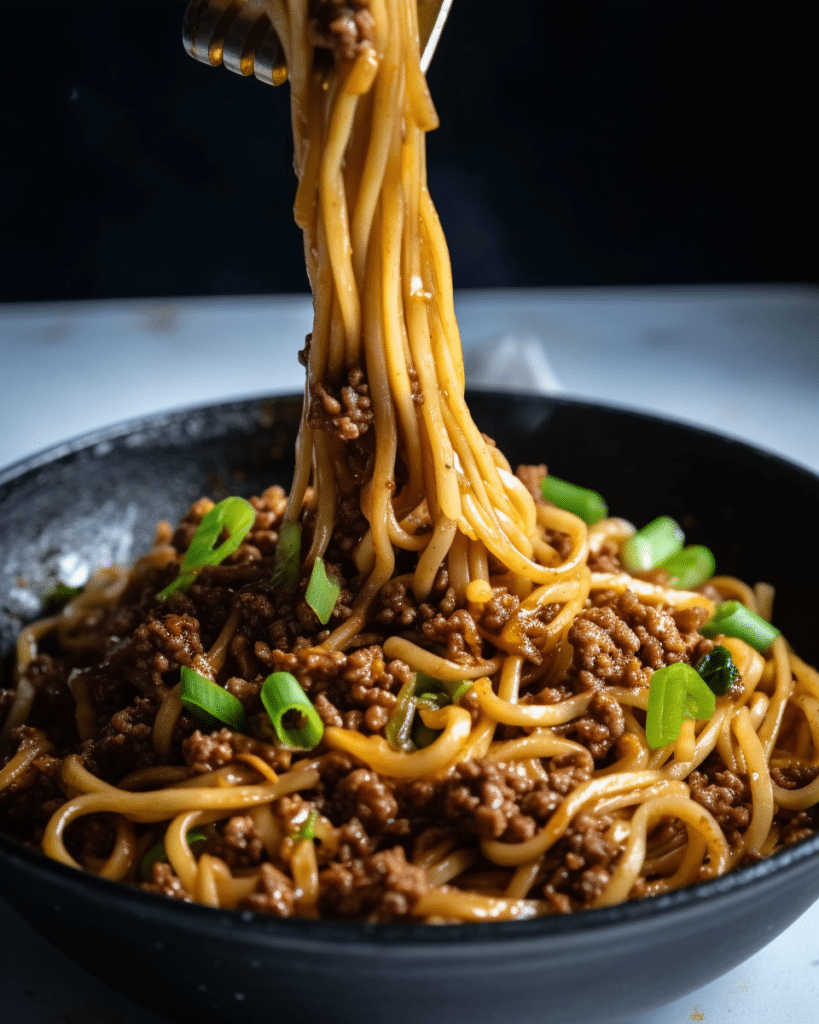 20-Minute Mongolian Ground Beef Noodles (Better Than Takeout!)
