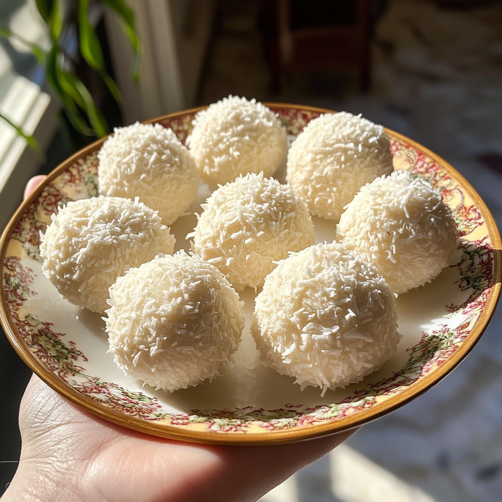 Lemon Cheesecake Keto Fat Bombs arranged on a small plate or in a storage container.