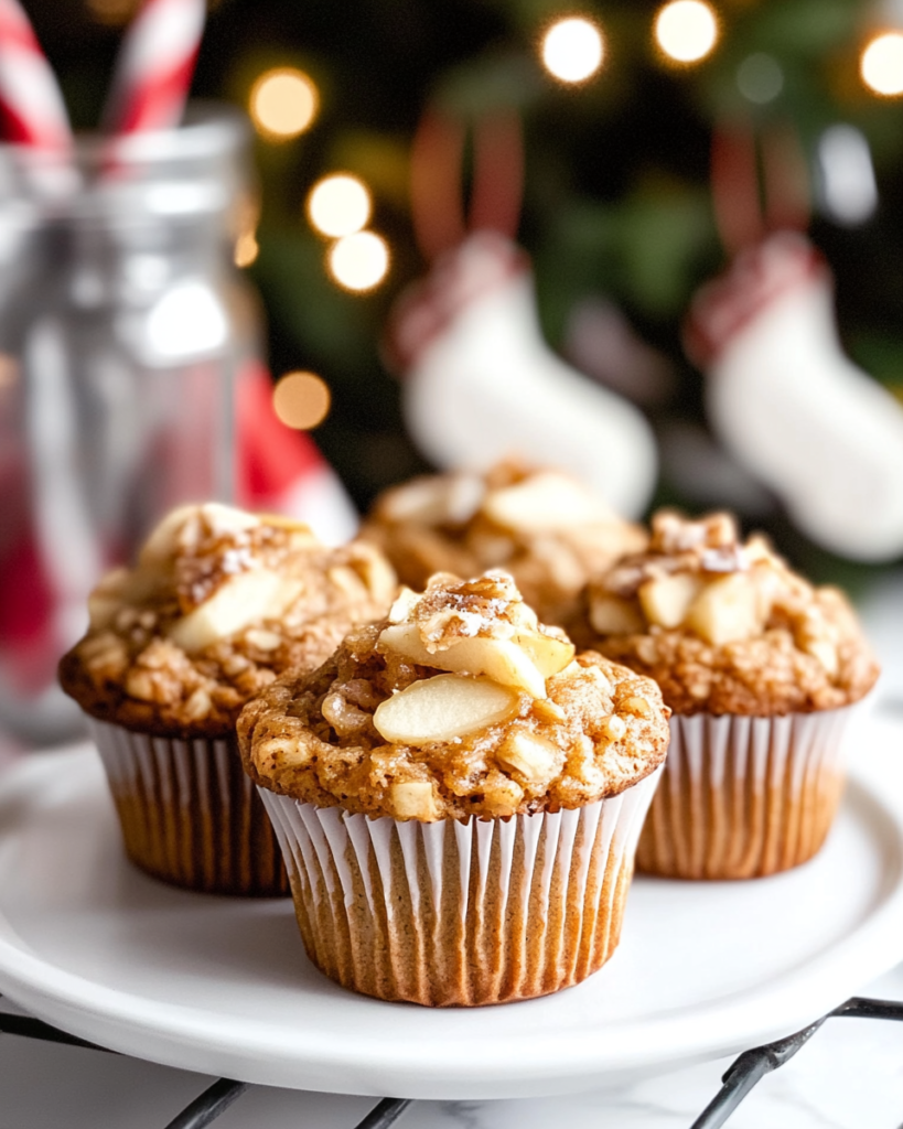 Folding grated apple and optional nuts/raisins into the muffin batter for Double Apple Muffins.