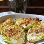 Roasted Cabbage Wedges served on a plate as a side dish.