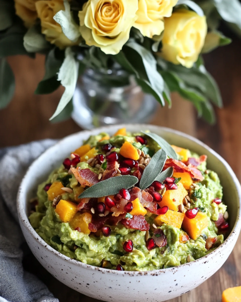 Loaded Guacamole served in a bowl with tortilla chips for dipping at a party.