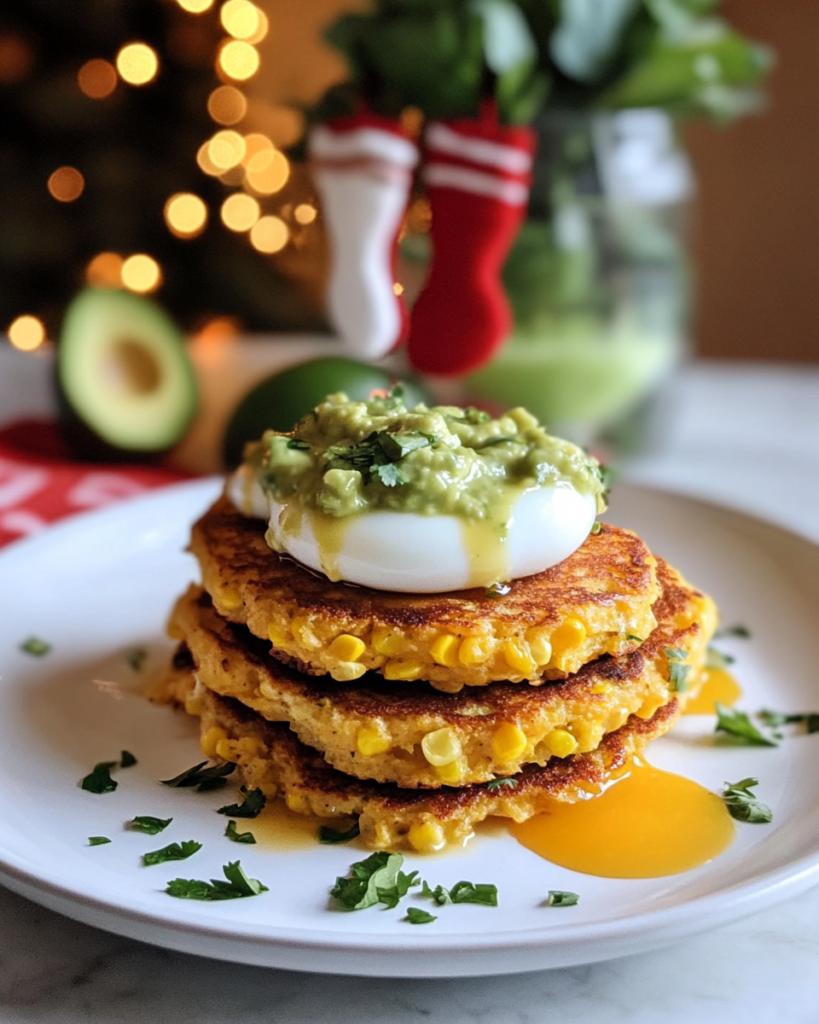 Jalapeño Corn Cakes (with Avocado Cilantro Sauce!) 10 Ingredients for Jalapeño Corn Cakes, including cornmeal, corn, jalapeño, eggs, avocado, cilantro, and lime.