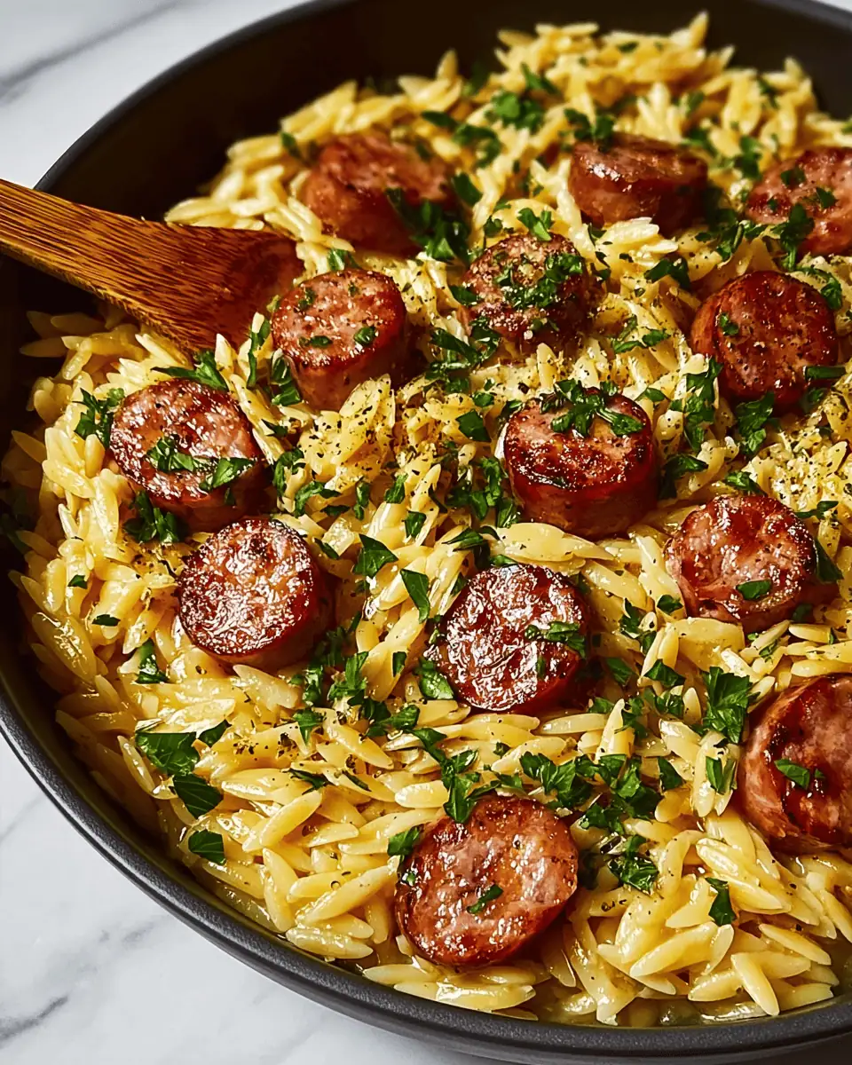 one-pot-sausage-orzo-bowl