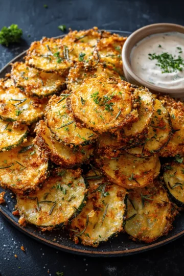 A close-up of a few baked potato slices, showing the crispy, golden edges and fluffy interior.