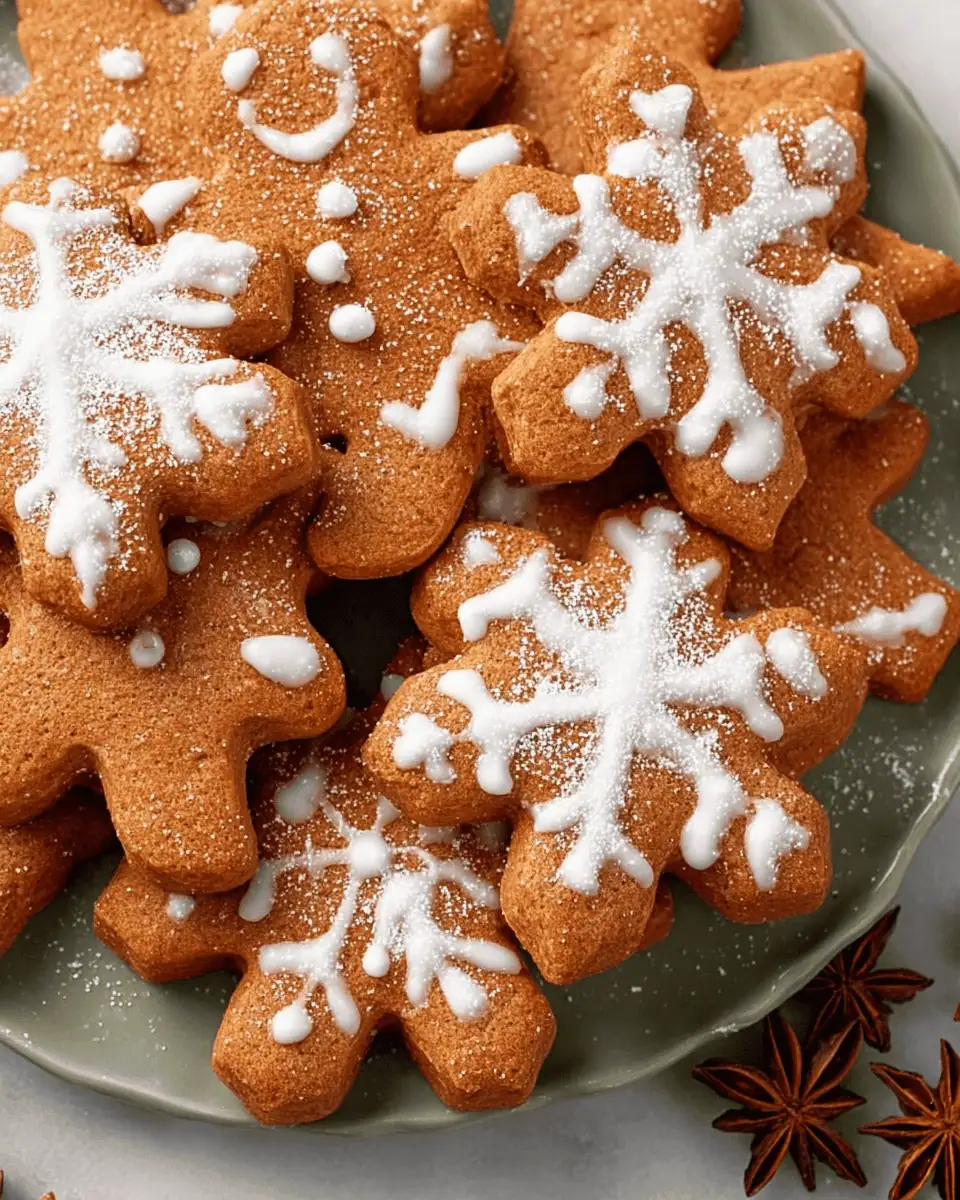Butterscotch Gingerbread Cookies: A Soft Pudding-Based Holiday Cutout 2 A stack of gingerbread men cookies with a soft texture on a wire cooling rack.