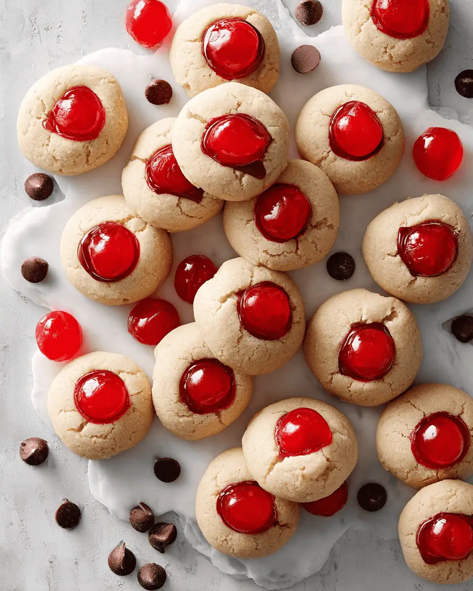 Cherry Surprise Cookies: A Hidden Chocolate Center Recipe 2 Hands wrapping sugar cookie dough around a chocolate star candy.