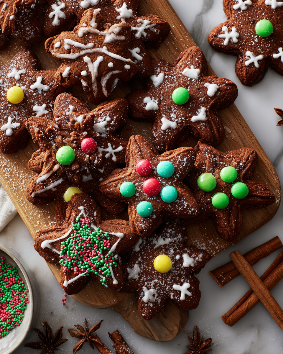 Delicious Chewy Gingerbread Cookies for the Holidays 3 Delicious chewy gingerbread cookies with warm spices and molasses, perfect for holiday gatherings and cozy evenings.
