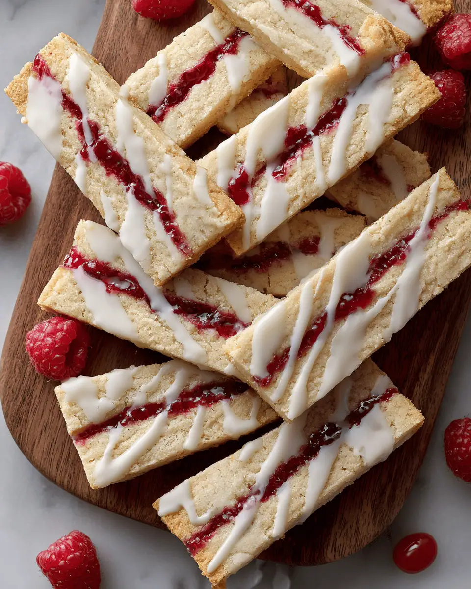 Raspberry Ribbon Cookies: A Buttery Jam-Filled Holiday Slice 1 A serrated knife slicing a warm baked cookie log diagonally into ribbon strips.