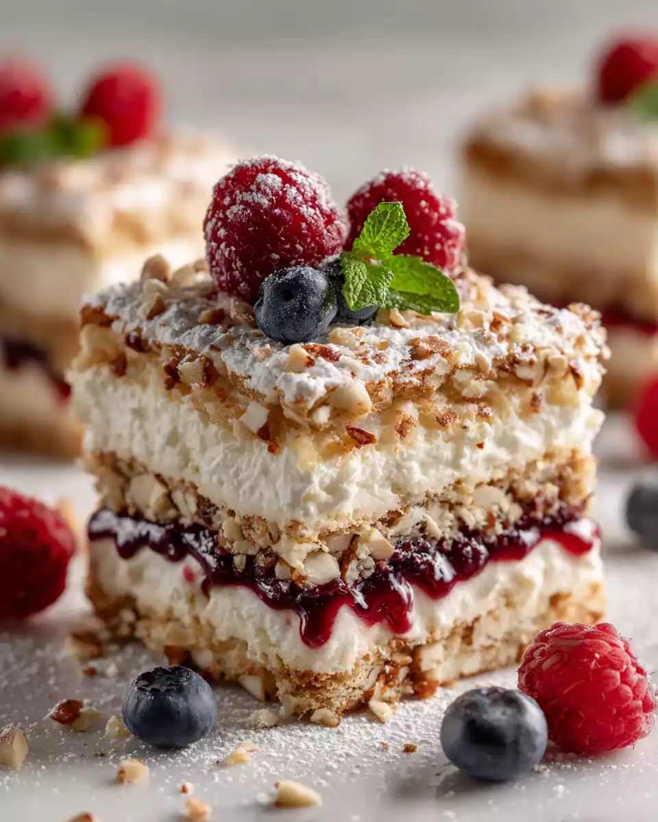 Delicious Mexican Wedding Cake with almonds, a moist and rich dessert perfect for celebrations and gatherings, featuring spices and a fluffy texture.