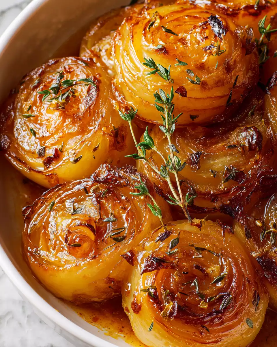 Savory Tennessee Onions Recipe 1 Caramelized Tennessee onions recipe with golden brown texture for savory side dishes.