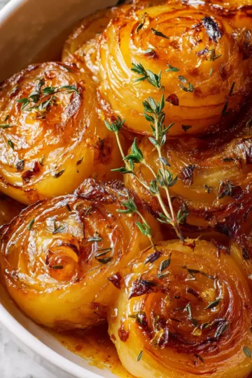 Savory Tennessee Onions Recipe 5 Caramelized Tennessee onions recipe with golden brown texture for savory side dishes.