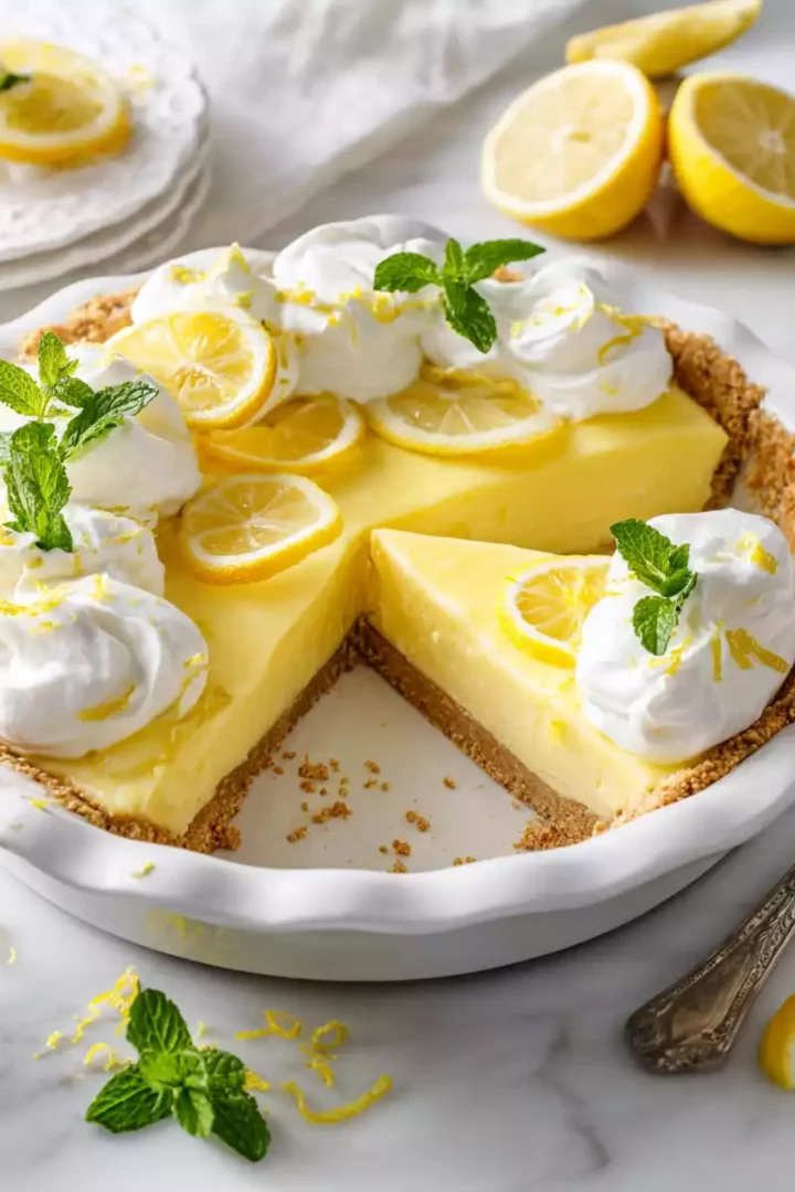 Refreshing Joanna Gaines Lemon Pie recipe with zesty flavor and creamy filling, perfect dessert for family events.