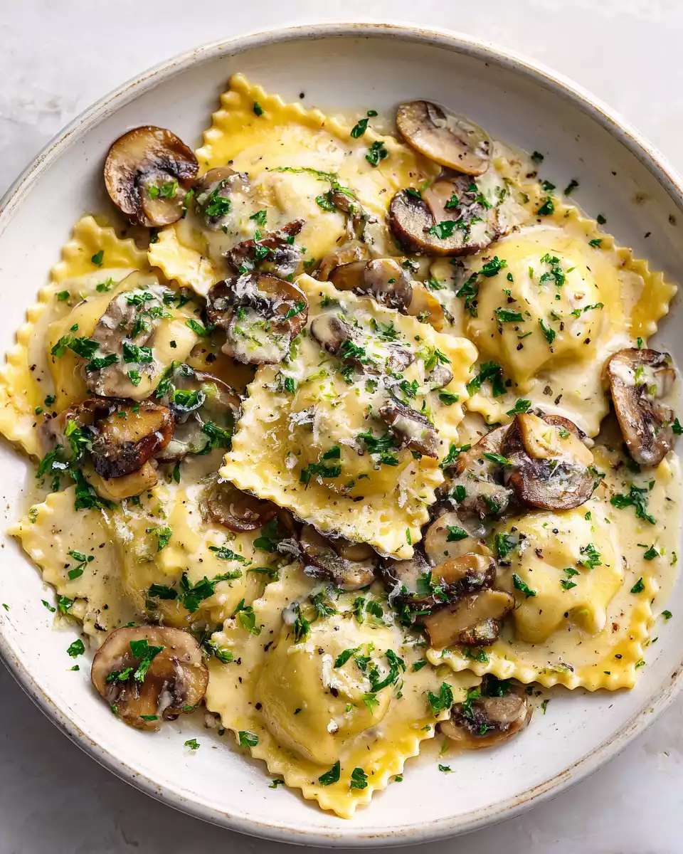 Mushroom Ravioli with Creamy Mushroom Sauce 5 e2a1ef54 4e0e 4b2b 977b cc180bb327bbtl